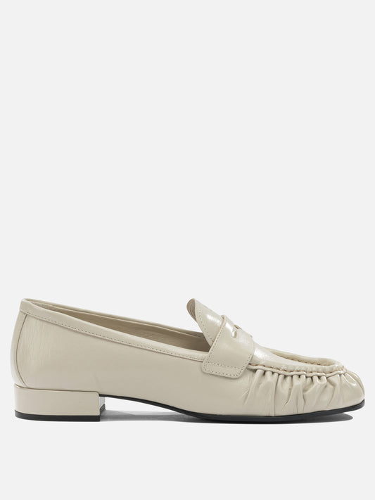 Loafers 100% buffalo leather  White - Prada Women | PDP | VIETTI Online Store 
