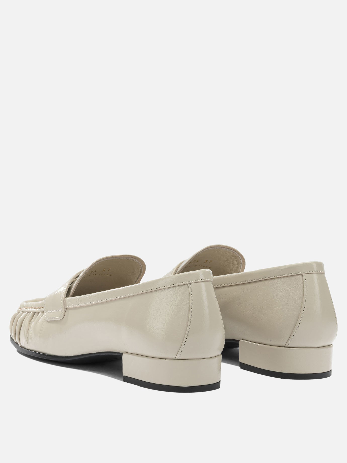 Loafers 100% buffalo leather  White - Prada Women | PDP | VIETTI Online Store | thumbnail_4