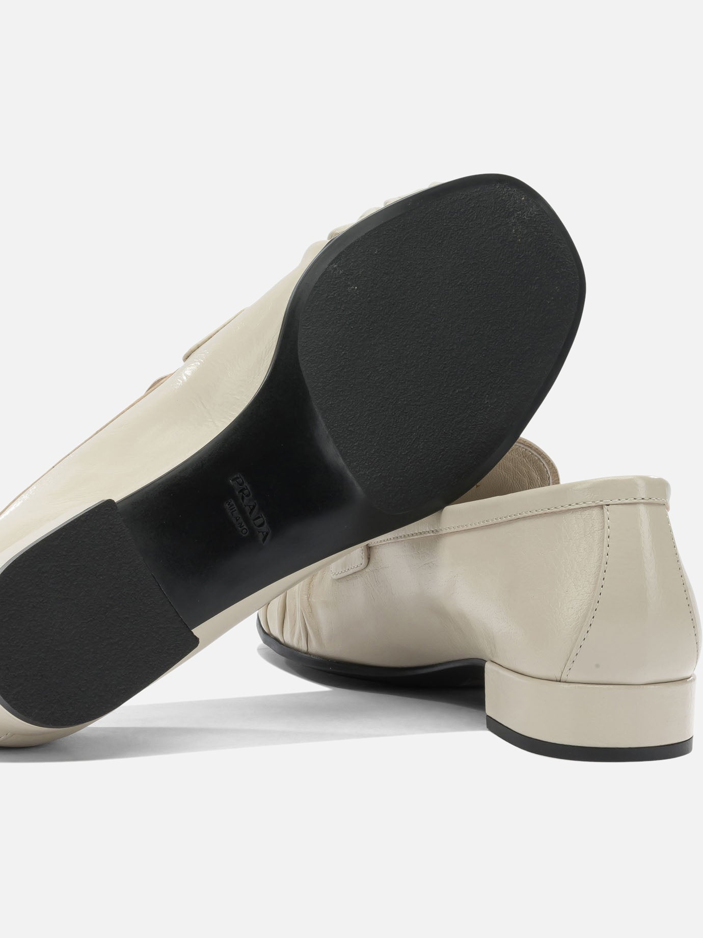 Loafers 100% buffalo leather  White - Prada Women | PDP | VIETTI Online Store | Zoom-Modal_5
