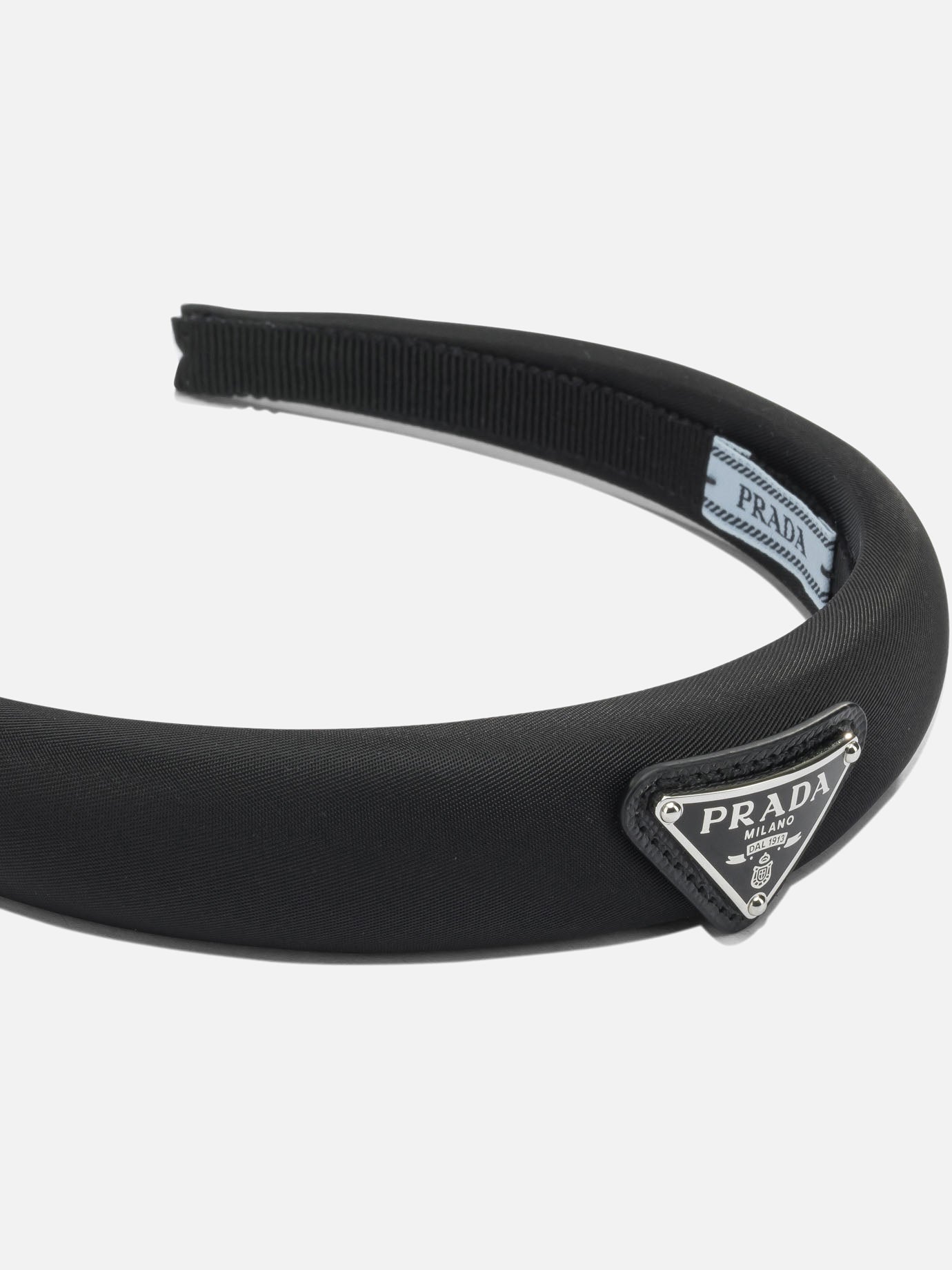 Headbands 100% recycled polyamide  Black - Prada Women | PDP | VIETTI Online Store | thumbnail_2