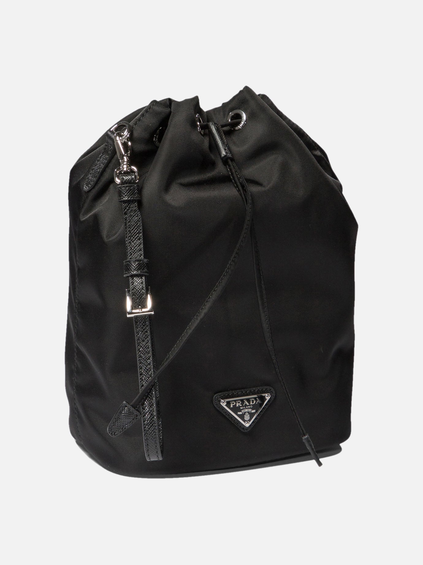 Pouch 100% recycled polyamide - 100% viscose  Black - Prada Women | PDP | VIETTI Online Store | thumbnail_2