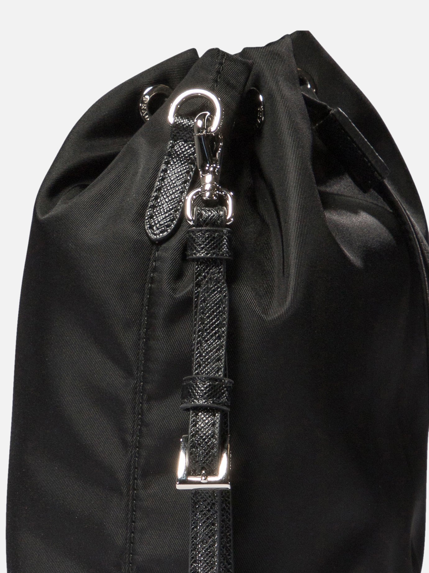 Pouch 100% recycled polyamide - 100% viscose  Black - Prada Women | PDP | VIETTI Online Store | thumbnail_4