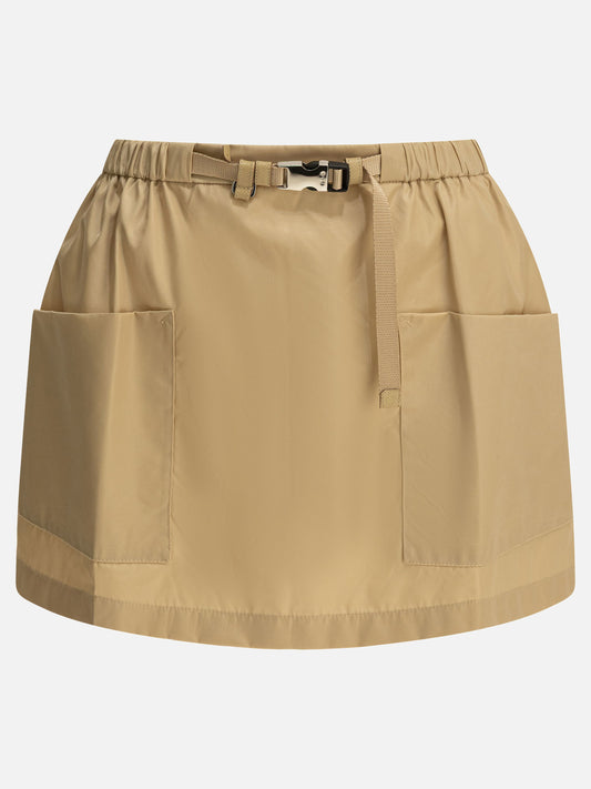 Miniskirts Solid colour  Beige - Prada Women | PDP | VIETTI Online Store 
