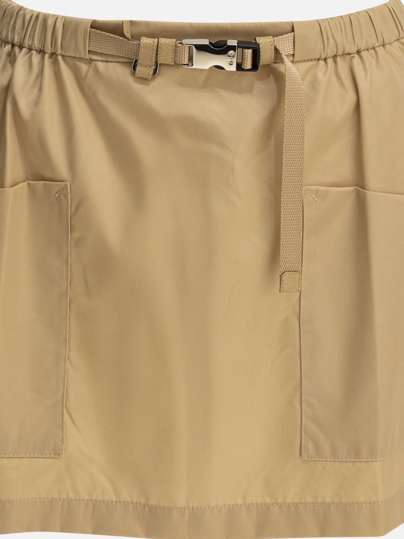 Miniskirts Solid colour  Beige - Prada Women | PDP | VIETTI Online Store | Zoom-Modal_3
