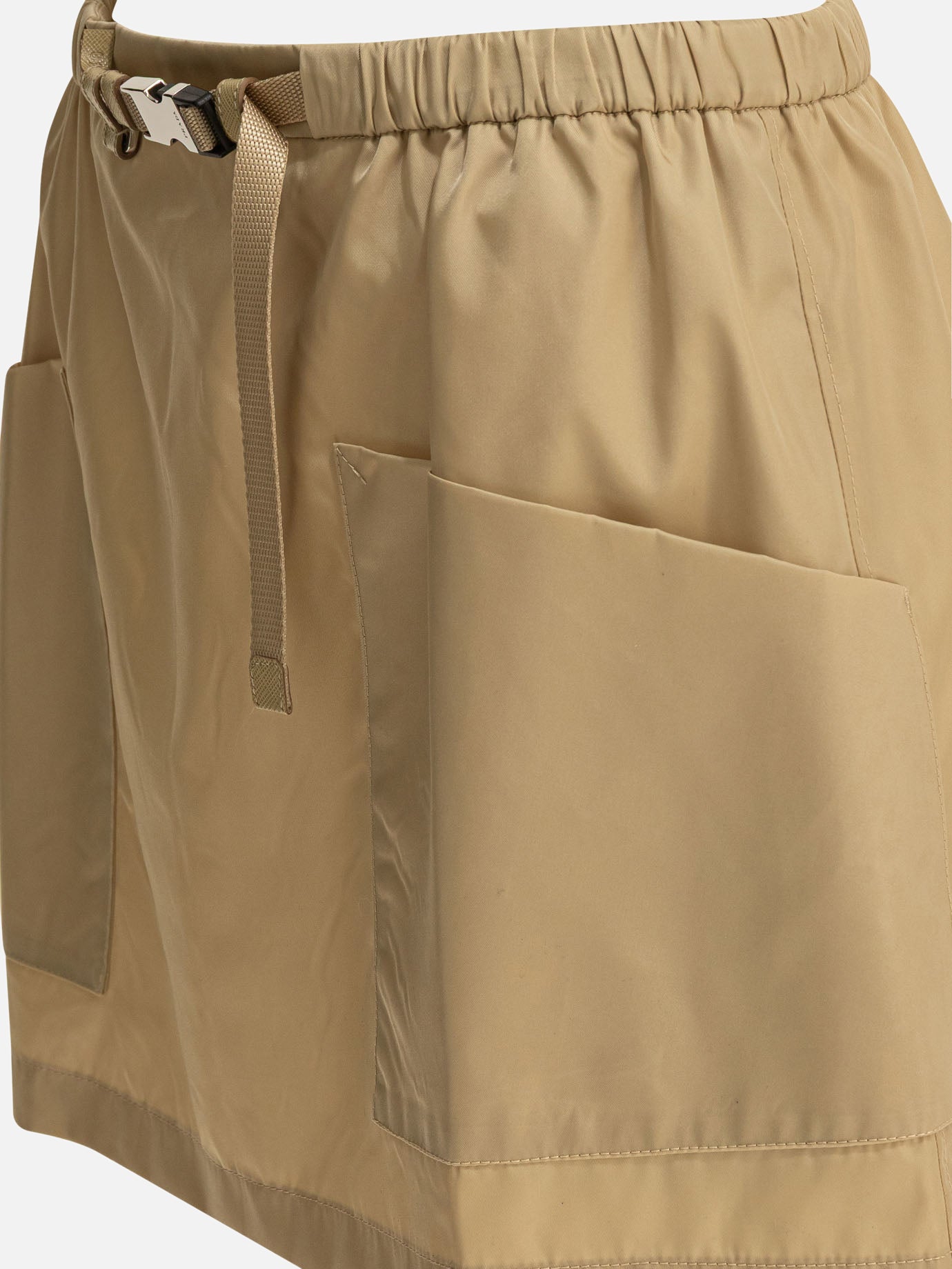Miniskirts Solid colour  Beige - Prada Women | PDP | VIETTI Online Store | thumbnail_4