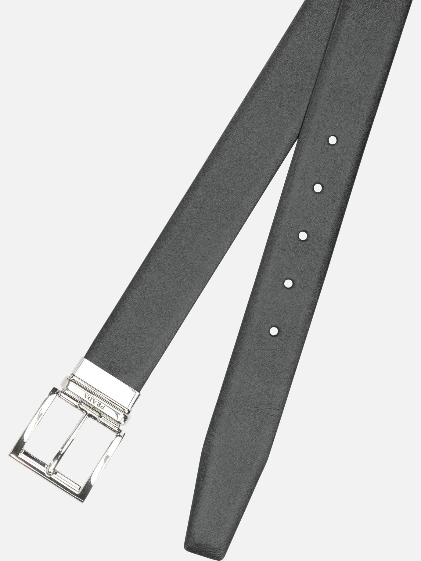 Leather belts 100% calf leather  Black - Prada Men | PDP | VIETTI Online Store | thumbnail_2