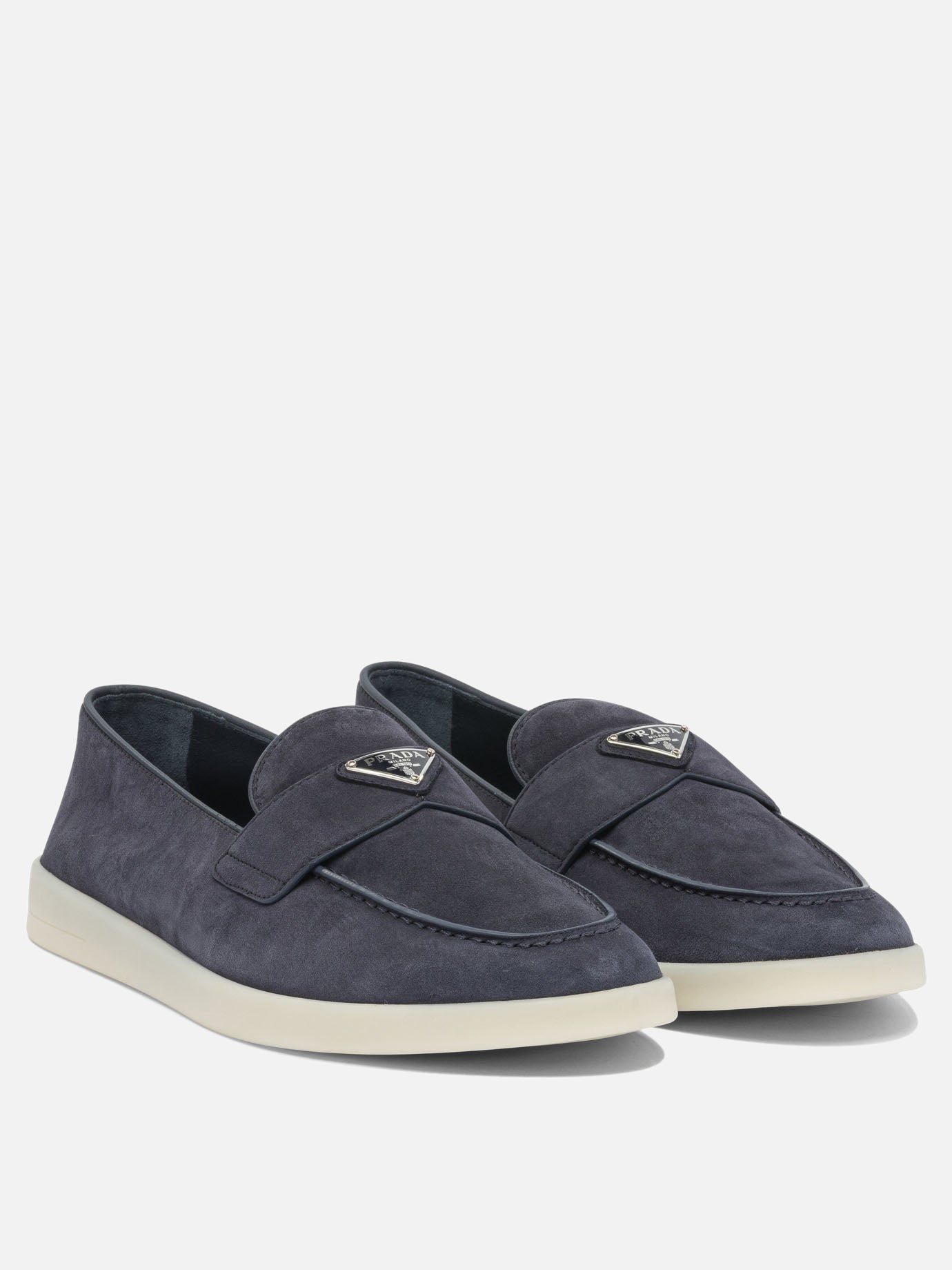 Loafers 100% calf leather - 100% rubber  Blue - Prada Men | PDP | VIETTI Online Store | Zoom-Modal_2
