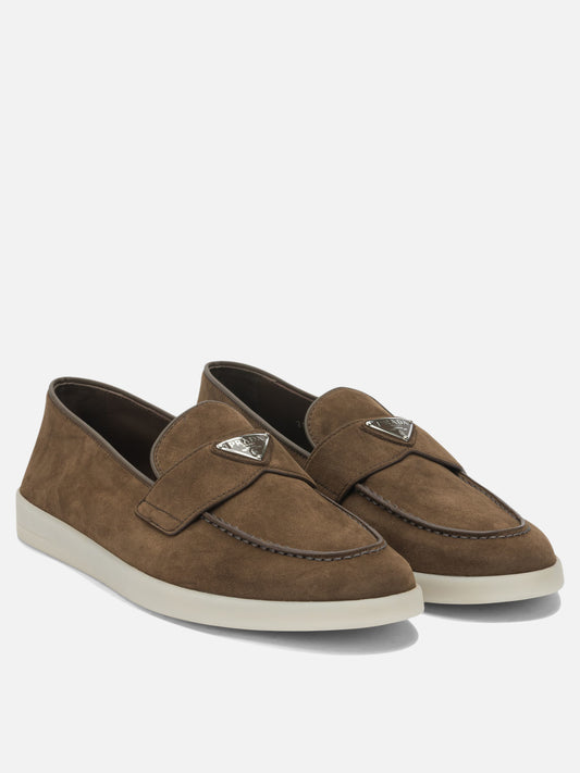 Loafers 100% calf leather - 100% rubber  Brown - Prada Men | PDP | VIETTI Online Store | 2
