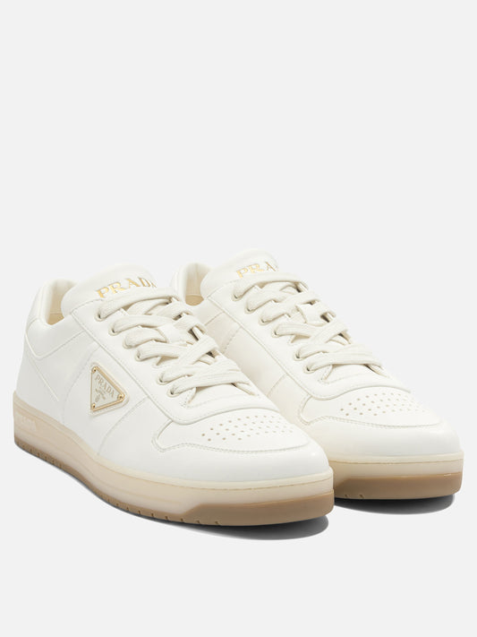 Low top sneakers 100% lamb leather  White - Prada Men | PDP | VIETTI Online Store | 2
