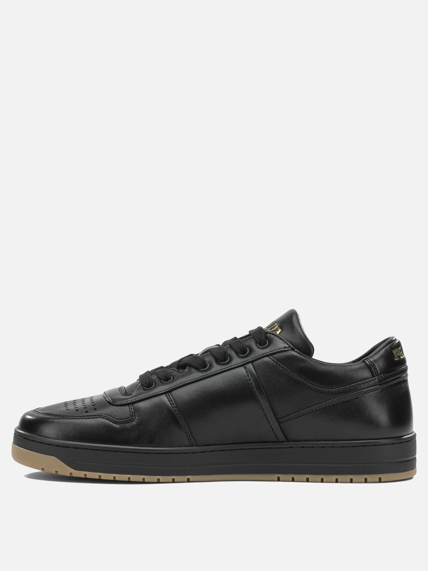Low top sneakers 100% lamb leather  Black - Prada Men | PDP | VIETTI Online Store | Zoom-Modal_3
