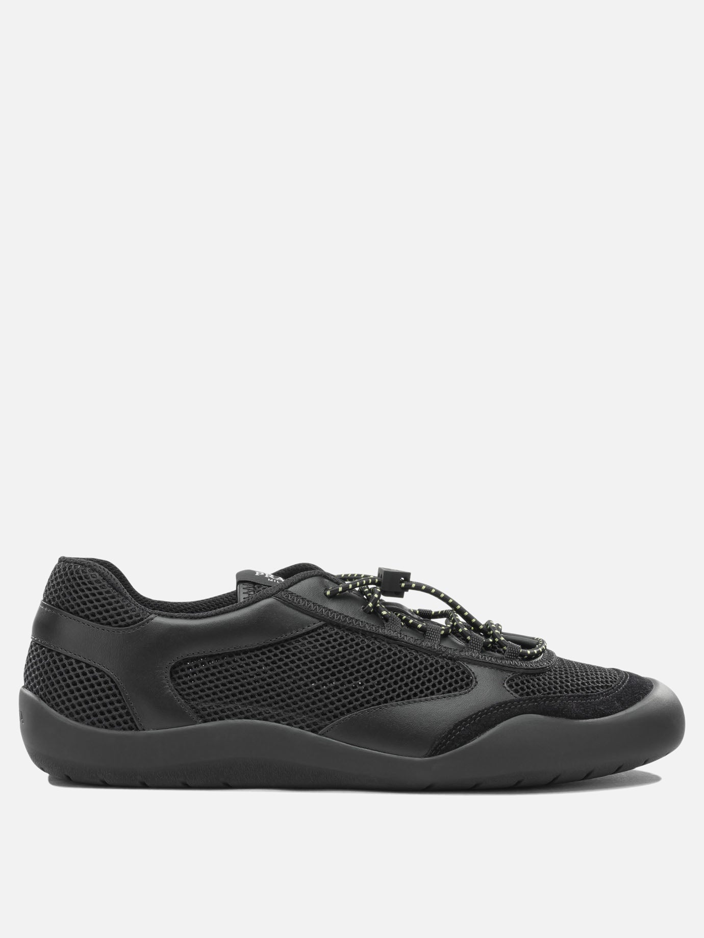 Low top sneakers 100% polyester - 100% rubber  Black - Prada Men | PDP | VIETTI Online Store | thumbnail