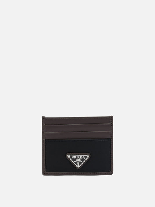 Card holders 100% recycled polyamide  Black - Prada Men | PDP | VIETTI Online Store 
