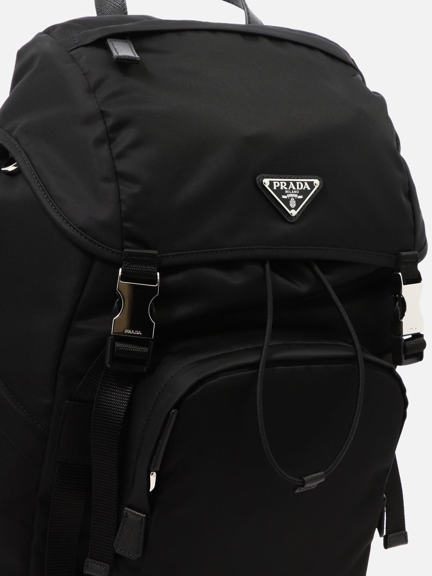 Casual backpacks 100% recycled polyamide  Black - Prada Men | PDP | VIETTI Online Store | Zoom-Modal_4
