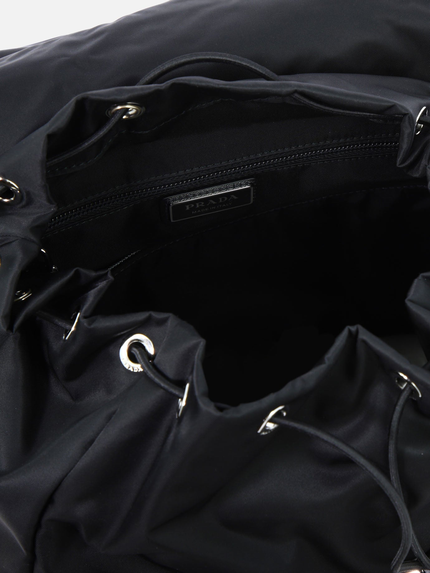 Casual backpacks 100% recycled polyamide  Black - Prada Men | PDP | VIETTI Online Store | thumbnail_5