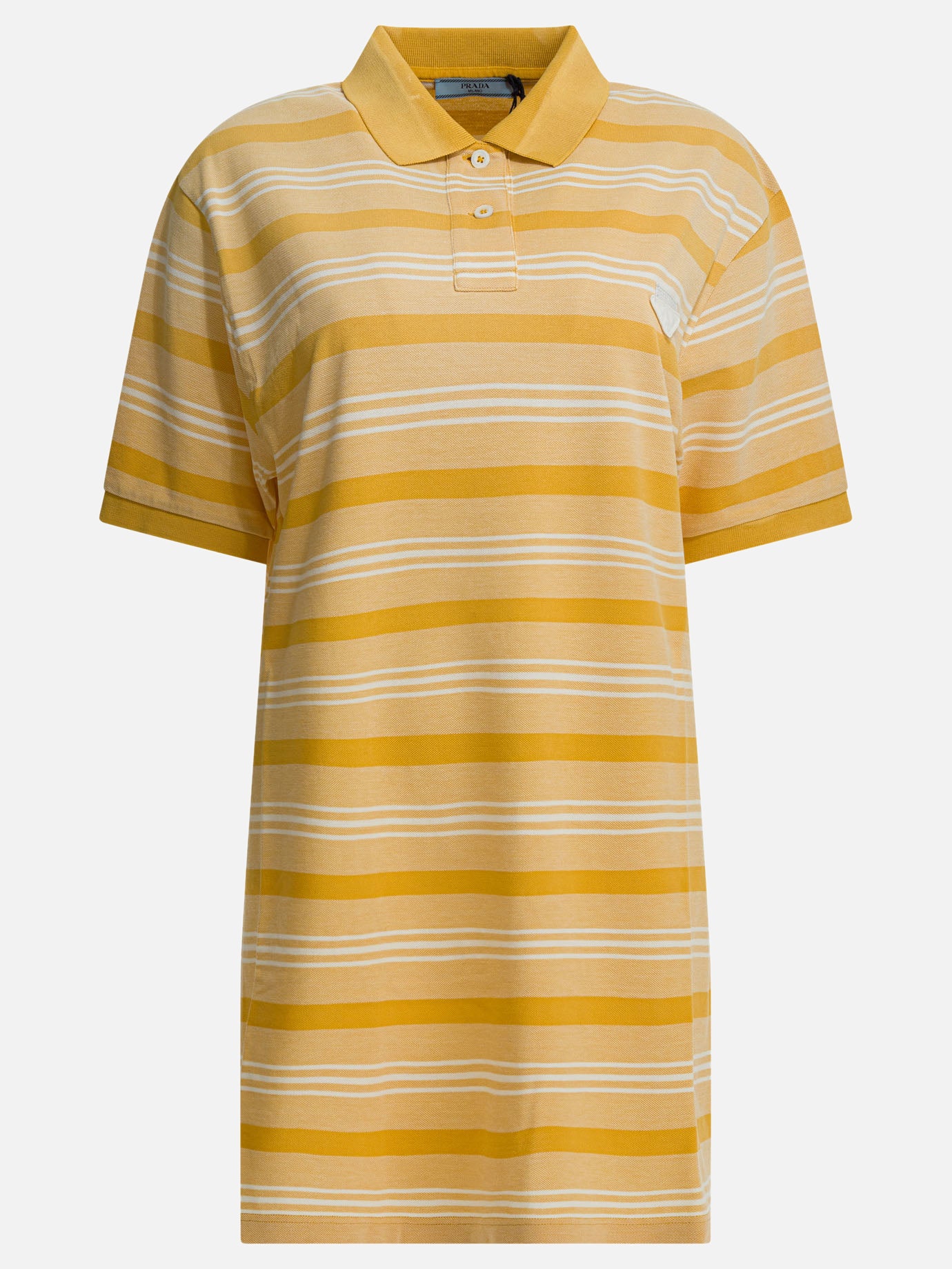 Mini dresses Logo  Yellow - Prada Women | PDP | VIETTI Online Store | Zoom-Modal
