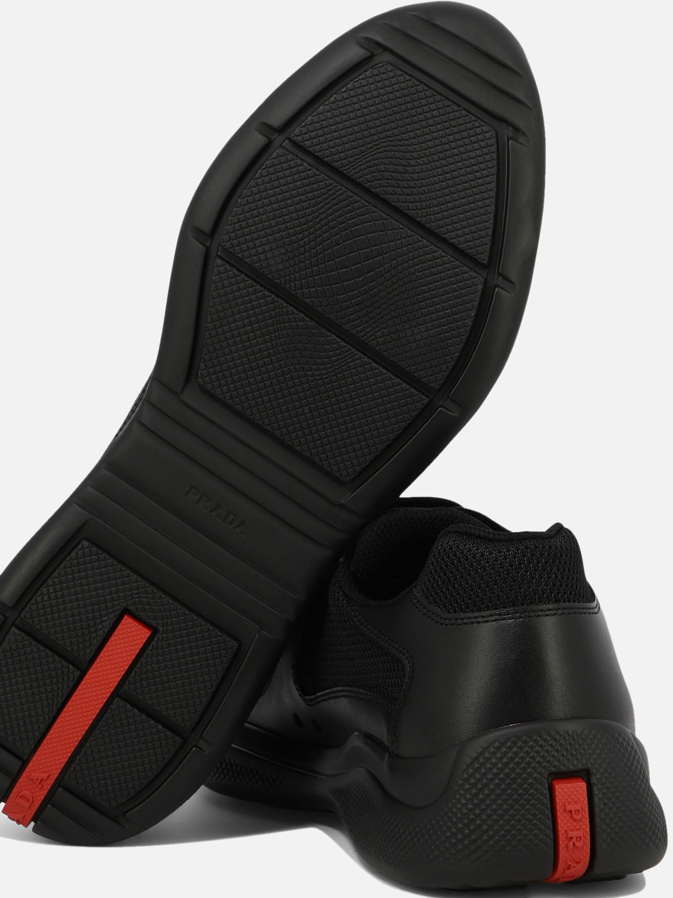 Low top sneakers 100% polyamide - 100% calf leather  Black - Prada Men | PDP | VIETTI Online Store | thumbnail_5