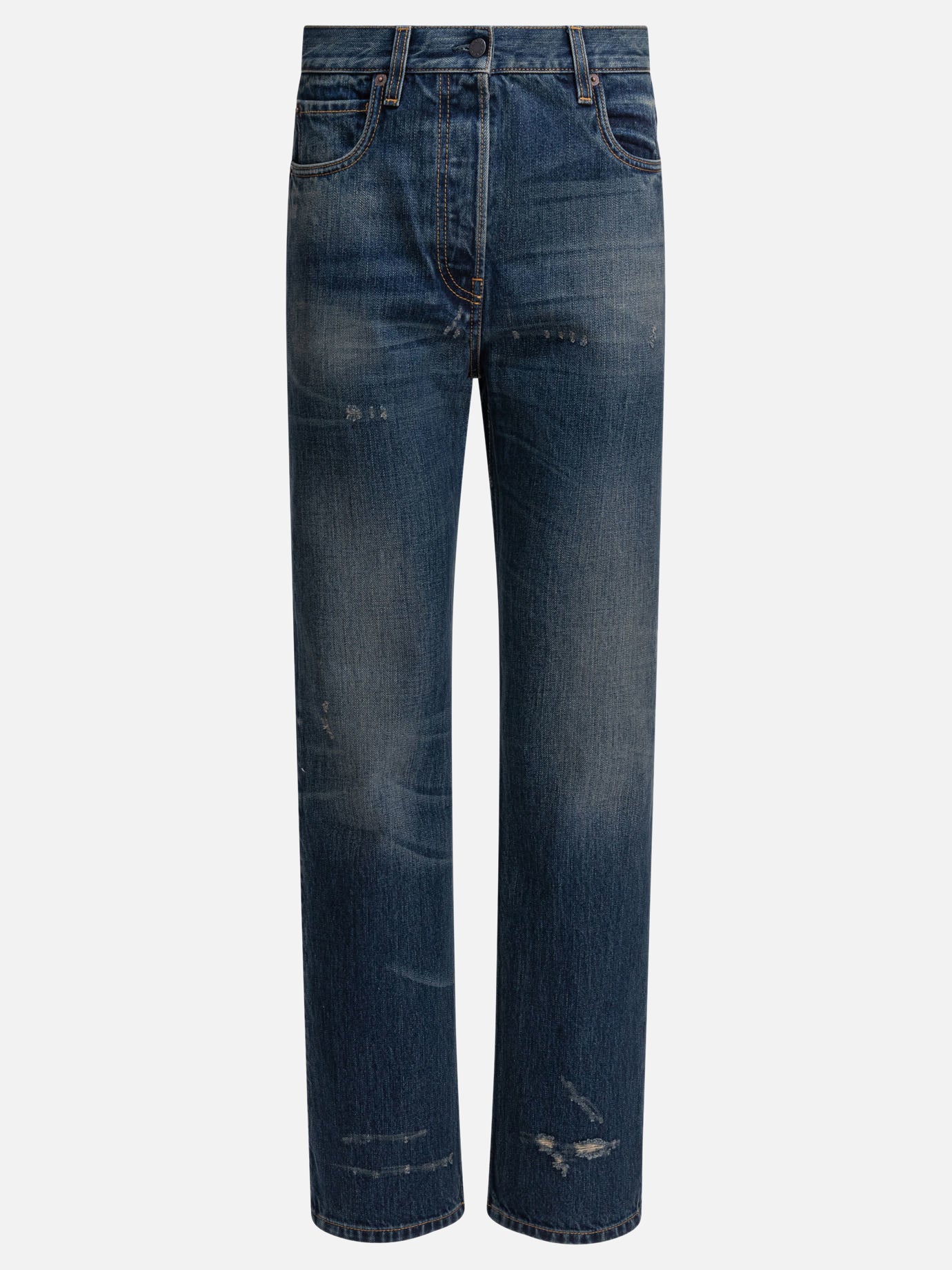 Straight-leg jeans Denim  Blue - Prada Women | PDP | VIETTI Online Store | thumbnail