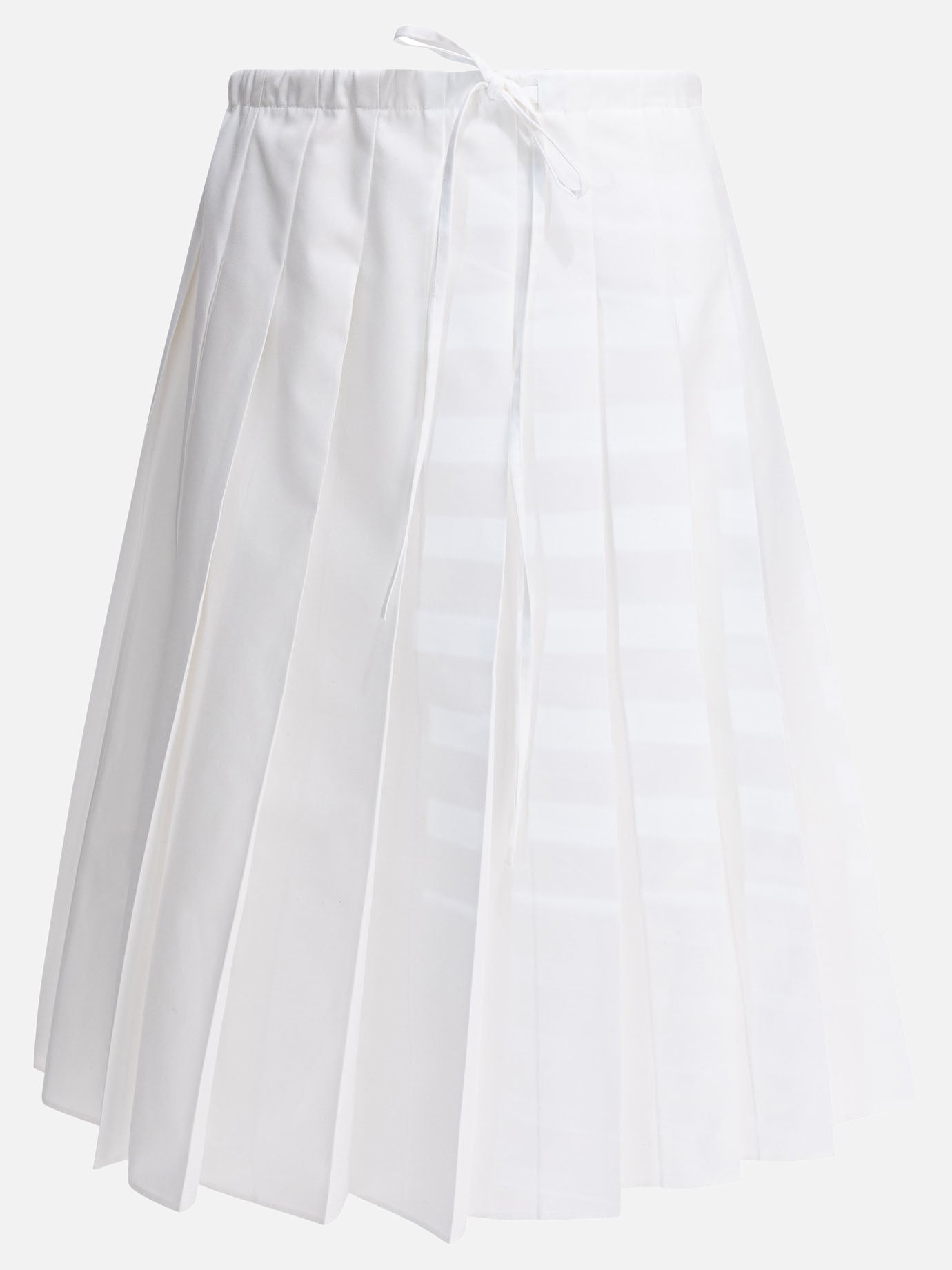 Midi skirts Logo  White - Prada Women | PDP | VIETTI Online Store | Zoom-Modal
