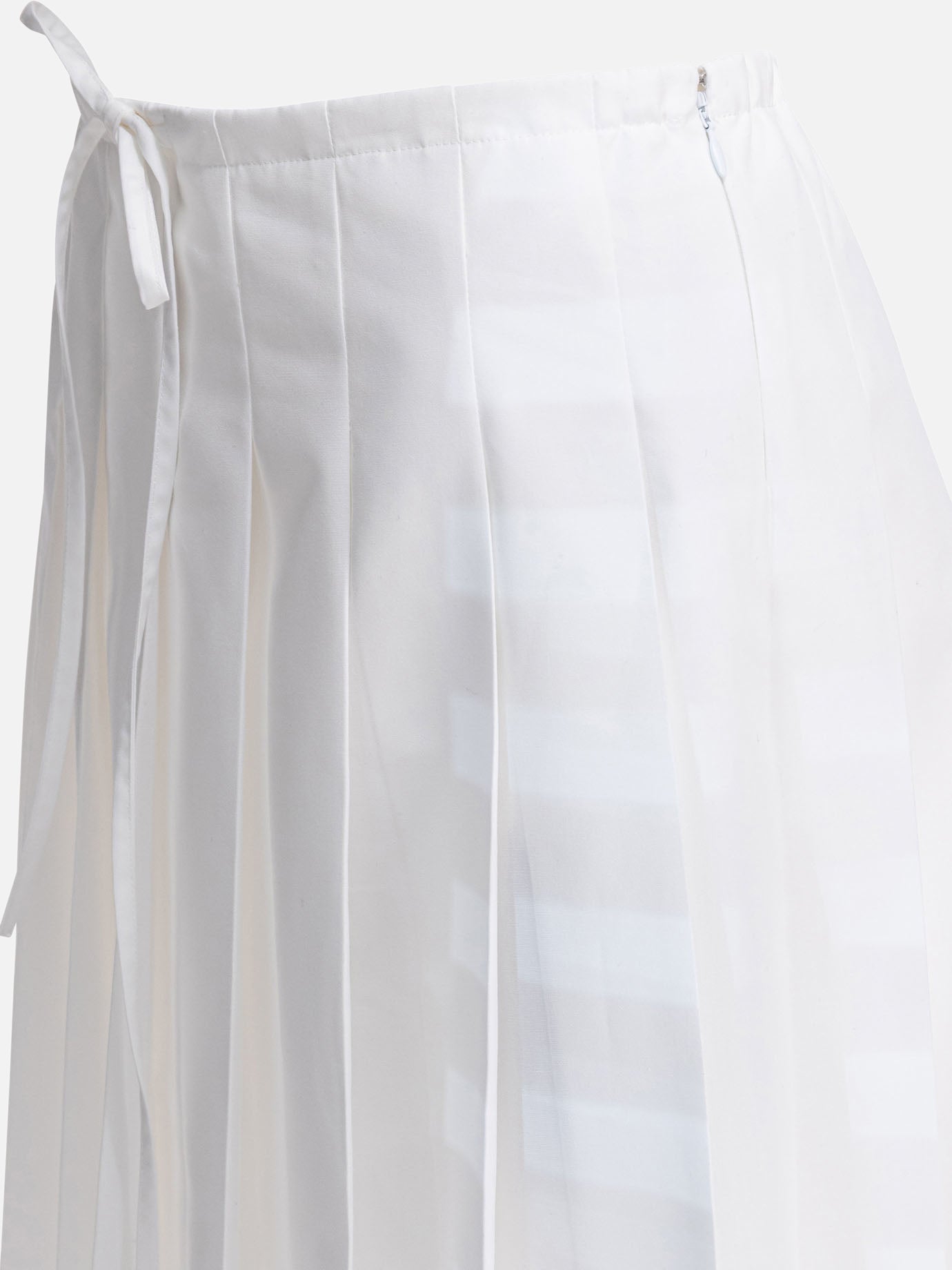 Midi skirts Logo  White - Prada Women | PDP | VIETTI Online Store | Zoom-Modal_3
