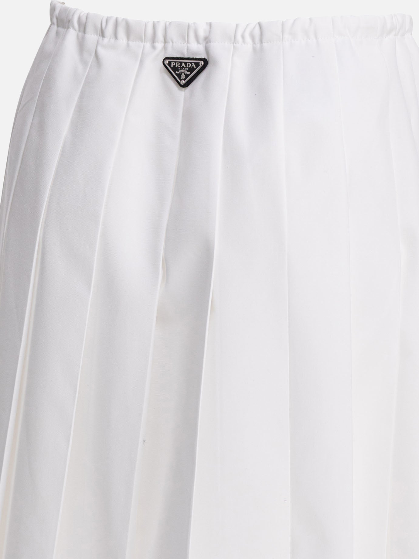 Midi skirts Logo  White - Prada Women | PDP | VIETTI Online Store | thumbnail_4