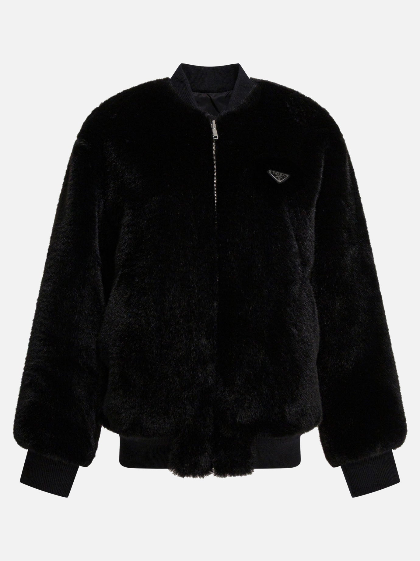 Bomber jackets Logo  Black - Prada Women | PDP | VIETTI Online Store | Zoom-Modal
