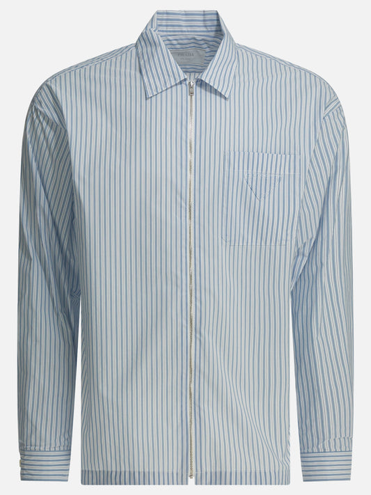 Casual shirts Striped  Light blue - Prada Men | PLP | VIETTI Online Store 
