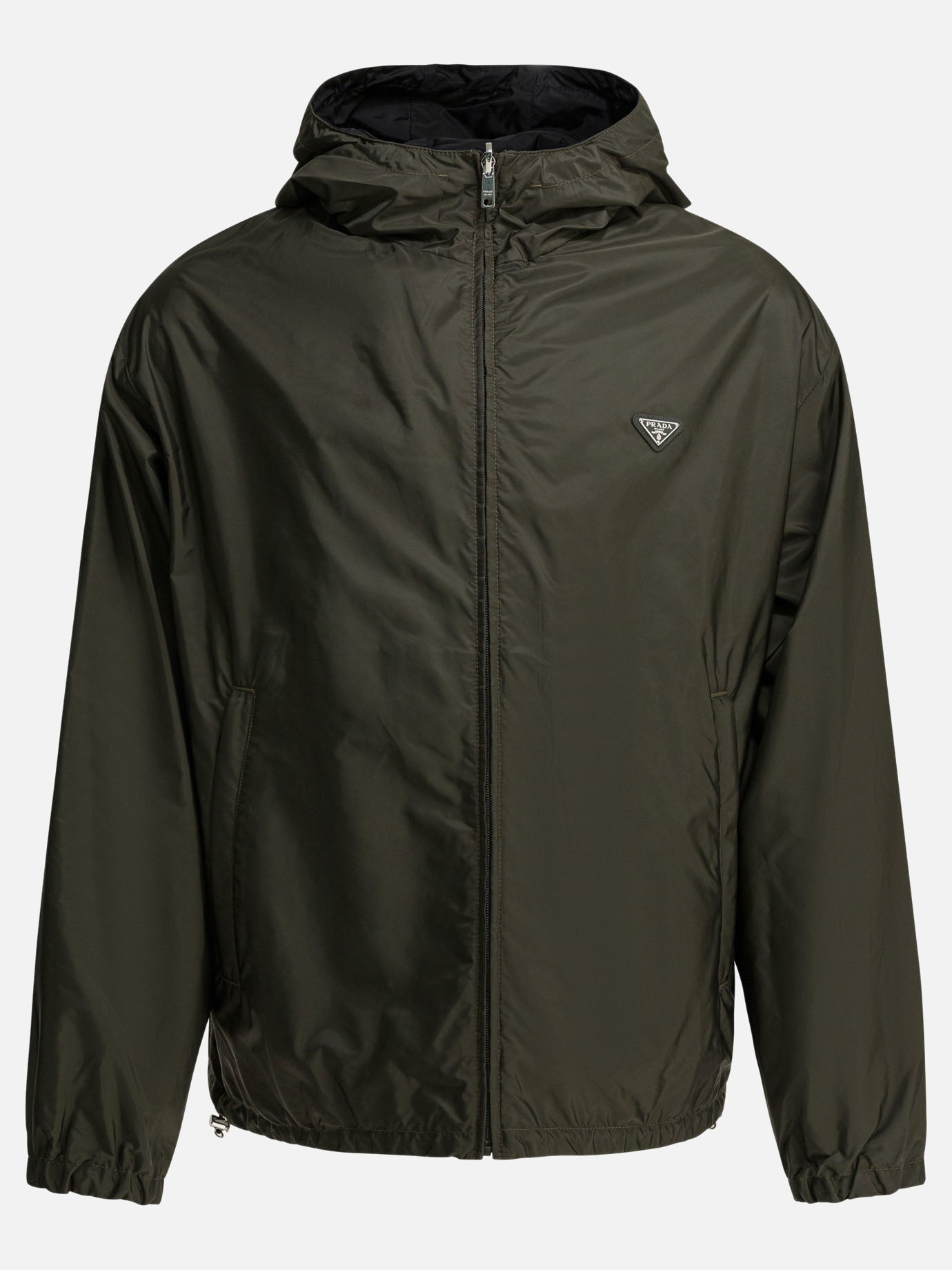 Windbreakers 100% recycled polyamide  Green - Prada Men | PDP | VIETTI Online Store | thumbnail