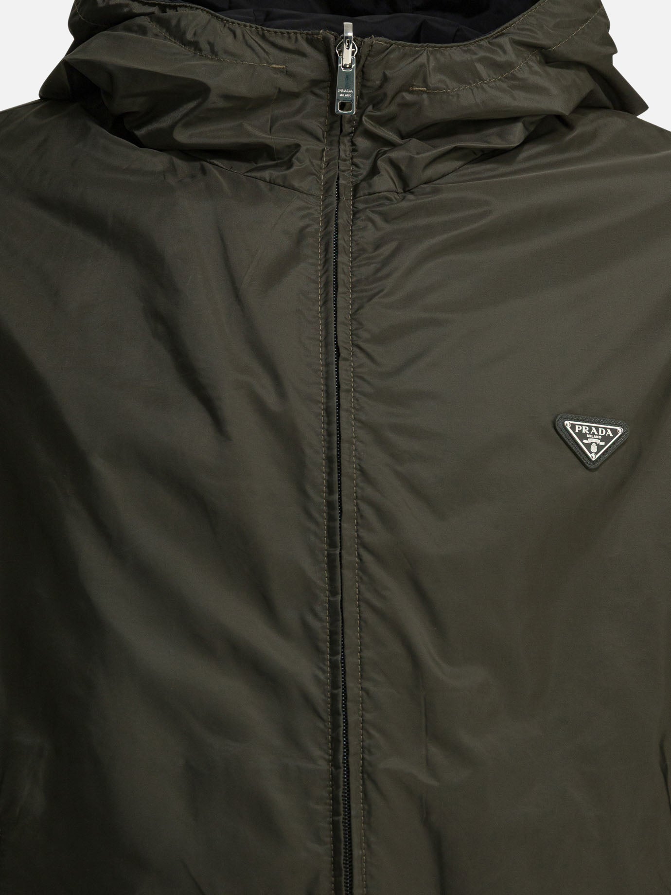 Windbreakers 100% recycled polyamide  Green - Prada Men | PDP | VIETTI Online Store | Zoom-Modal_5
