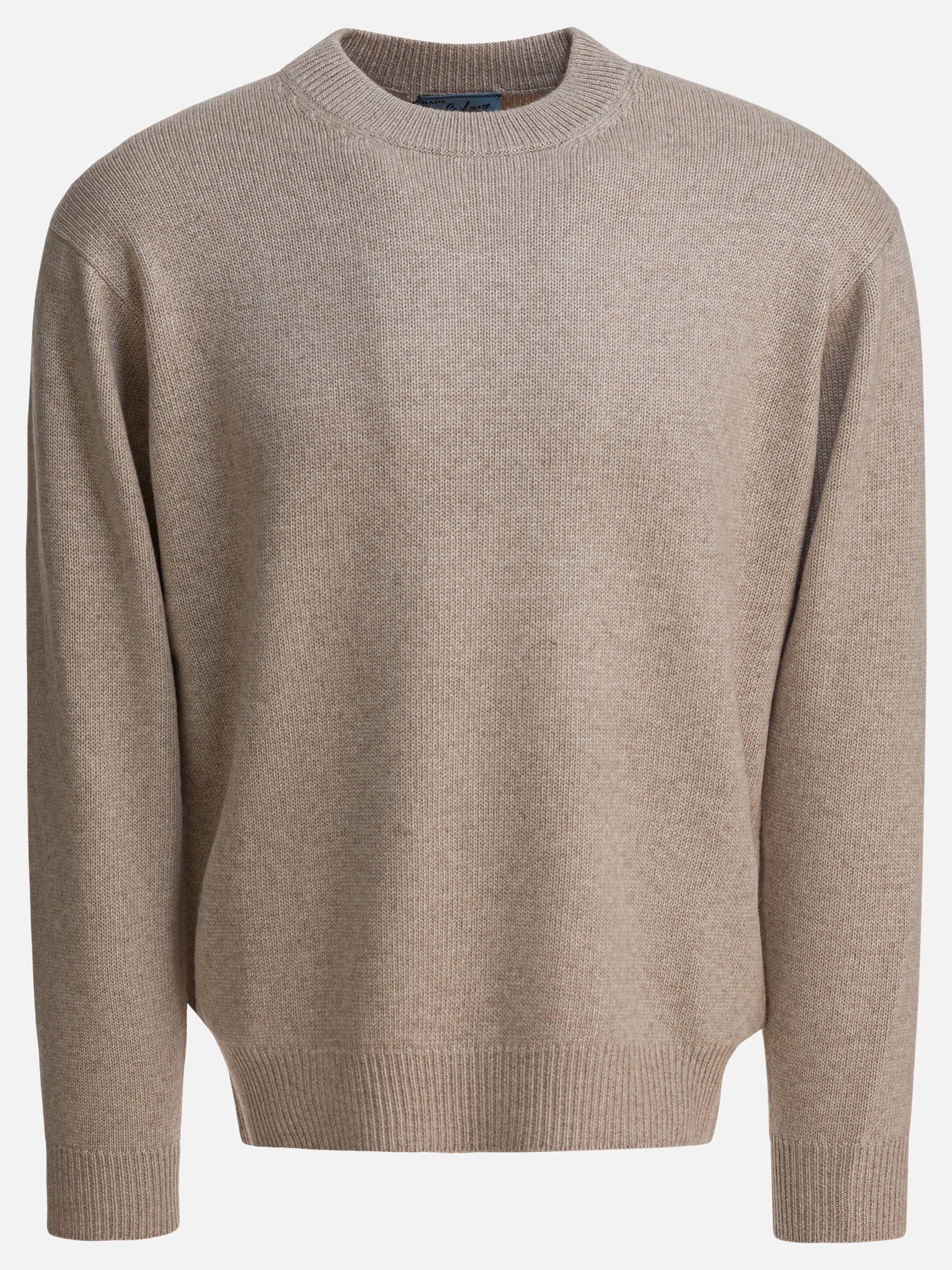 Crewneck sweaters Solid colour  Beige - Prada Men | PDP | VIETTI Online Store | Zoom-Modal
