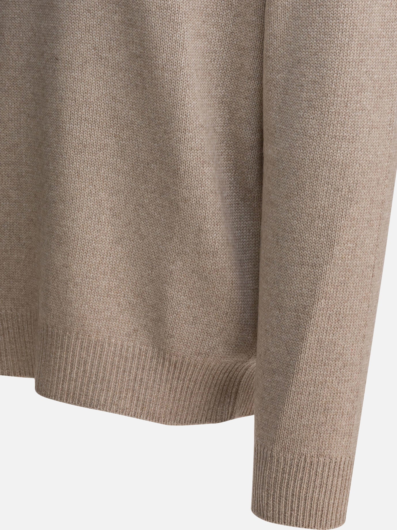 Crewneck sweaters Solid colour  Beige - Prada Men | PDP | VIETTI Online Store | thumbnail_4