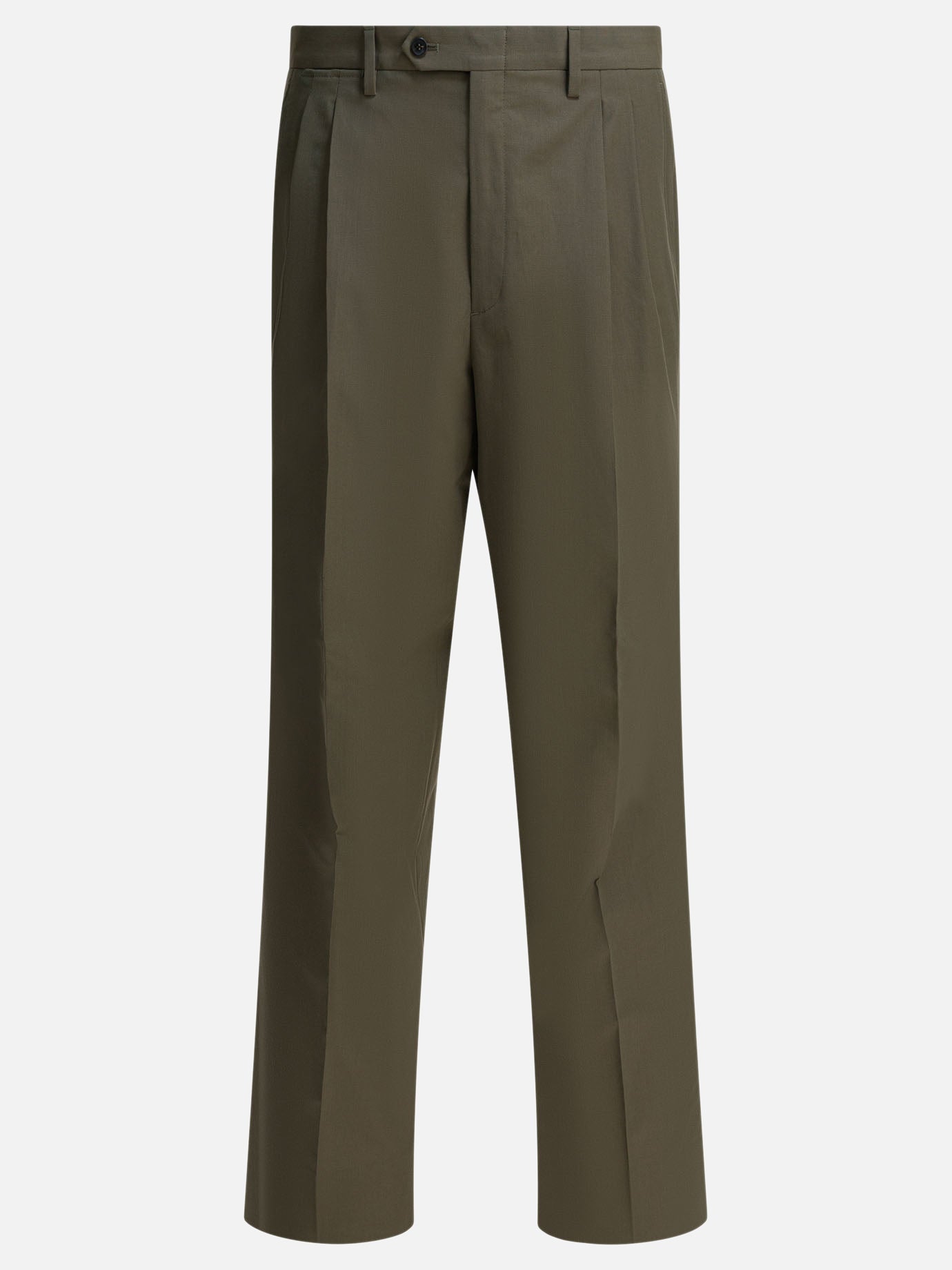 Tailored trousers Solid colour  Green - Prada Men | PDP | VIETTI Online Store | Zoom-Modal
