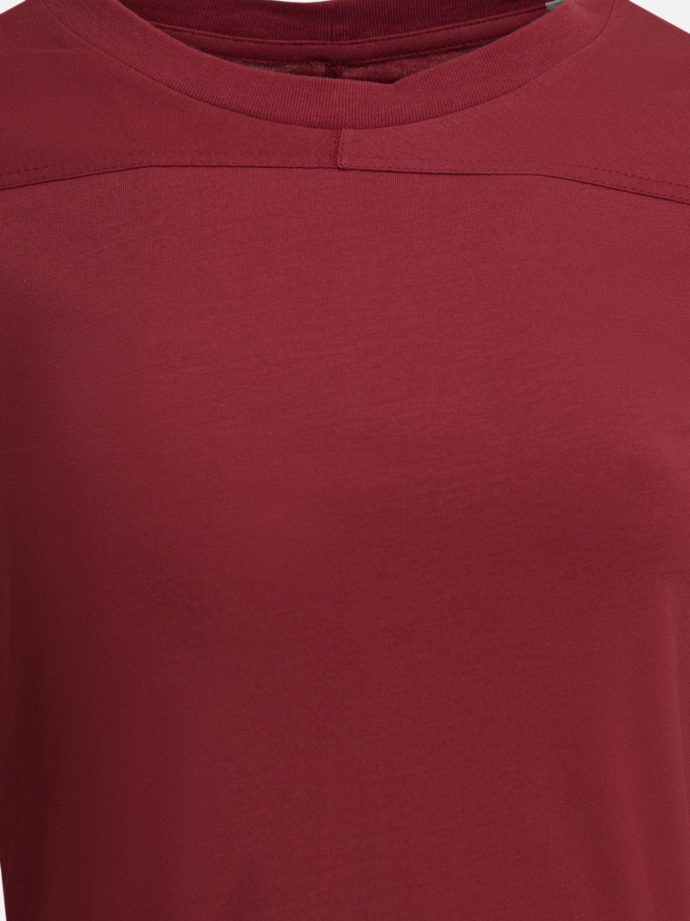 Crewneck t-shirts Solid colour  Red - Rick Owens Women | PDP | VIETTI Online Store | thumbnail_3