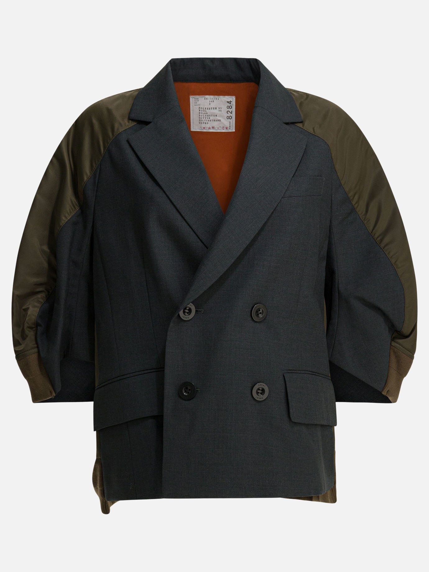Blazers Solid colour  Grey - Sacai Women | PDP | VIETTI Online Store | Zoom-Modal
