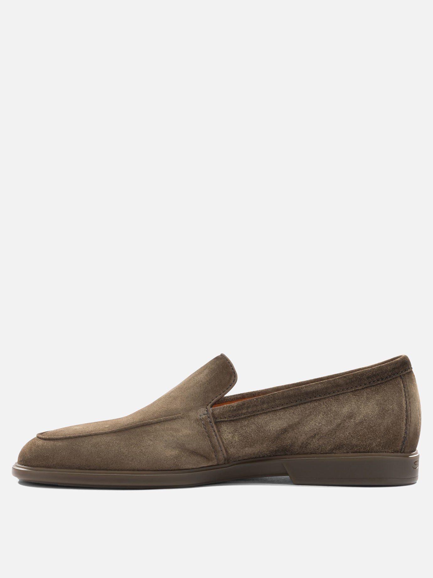 Loafers 100% suede - 100% rubber  Brown - Santoni Men | PDP | VIETTI Online Store | Zoom-Modal_3
