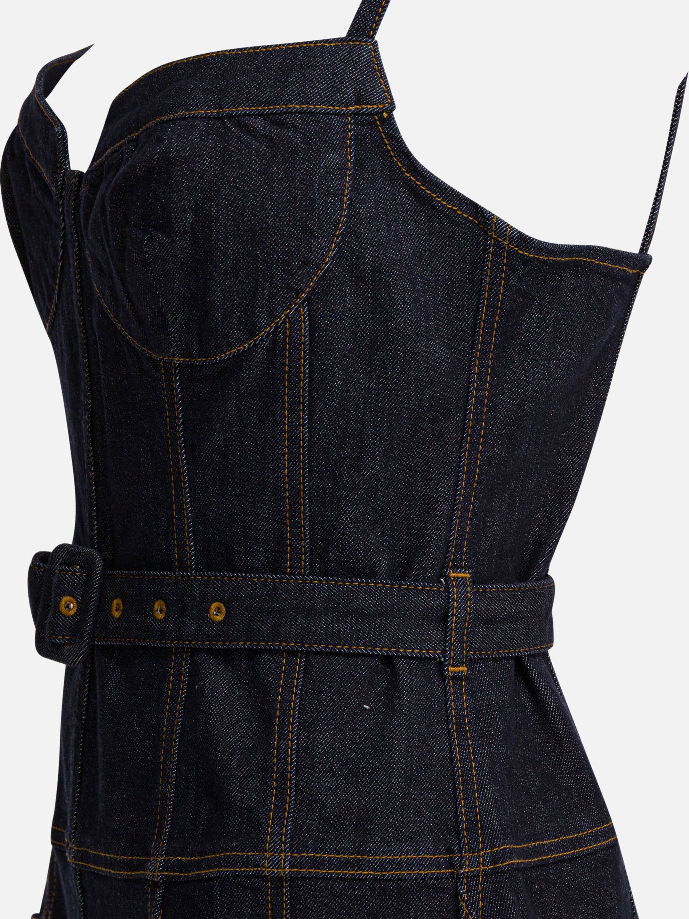 Midi dresses Solid colour  Blue - Self-portrait Women | PDP | VIETTI Online Store | Zoom-Modal_4
