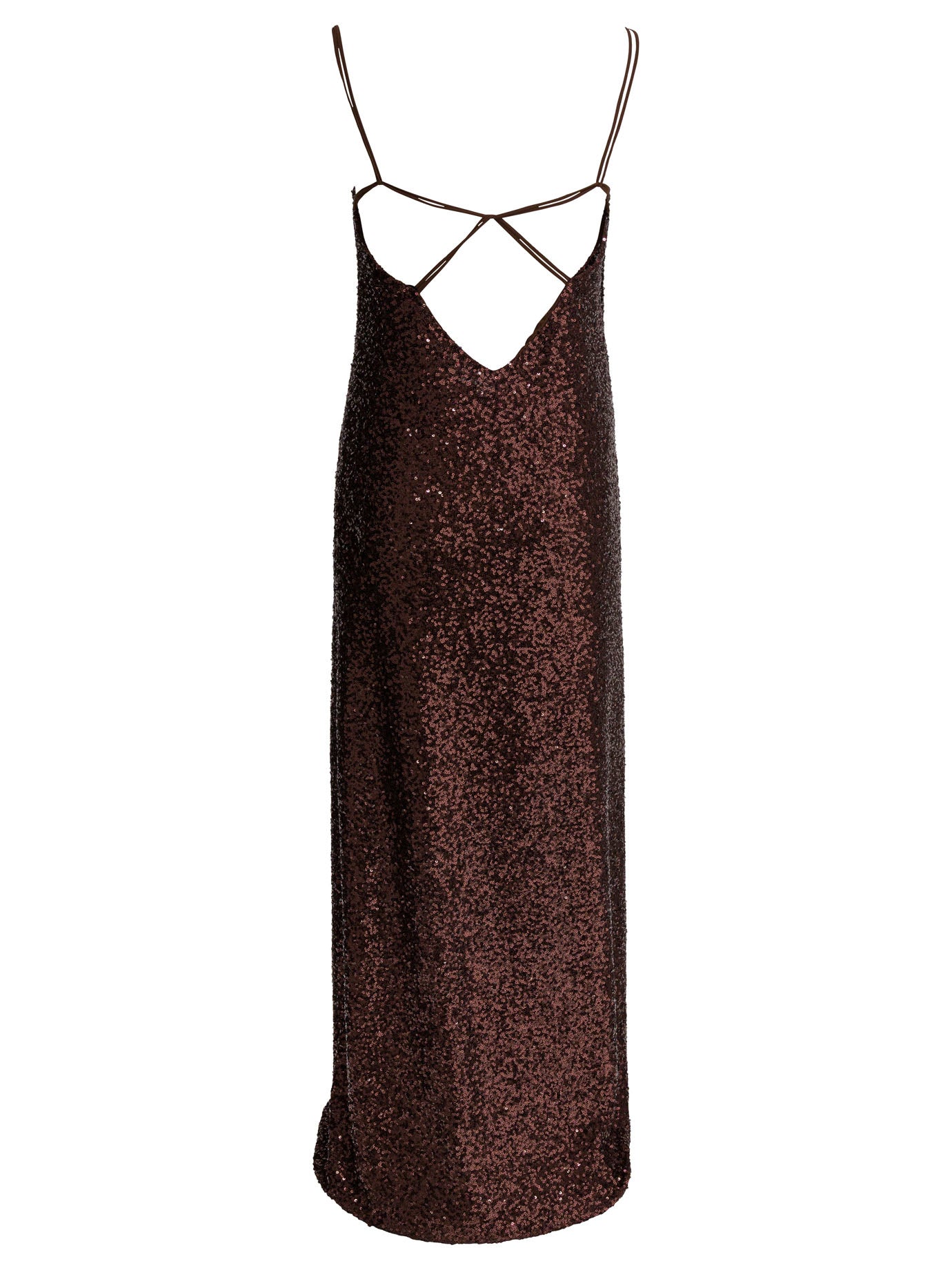 Long dresses Solid colour  Brown - Semper Women | PDP | VIETTI Online Store | Zoom-Modal_2
