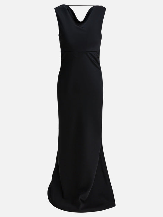 Long dresses Solid colour  Black - Semper Women | PLP | VIETTI Online Store 
