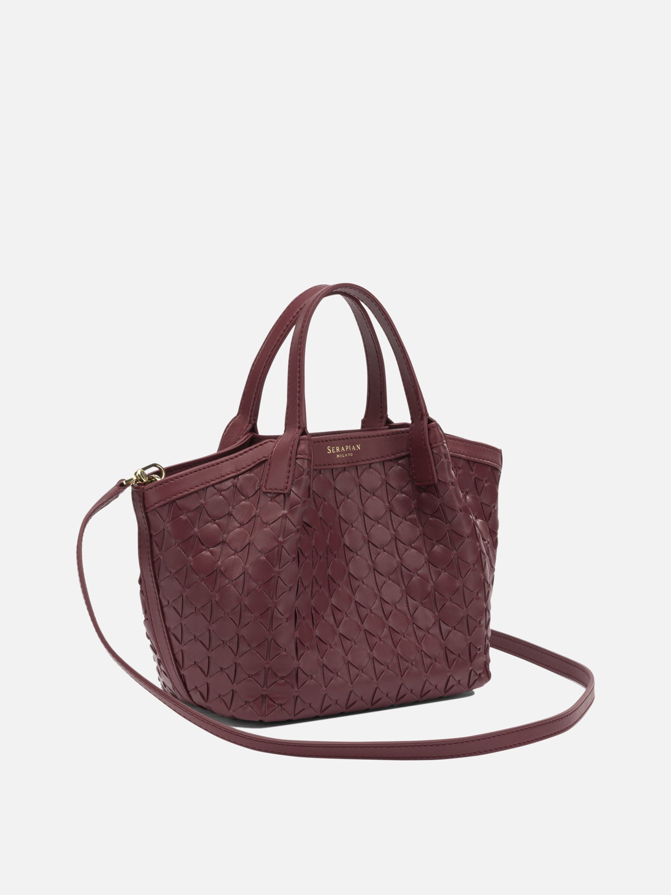 Small bags 100% nappa leather  Bordeaux - Serapian Women | PDP | VIETTI Online Store | Zoom-Modal_2
