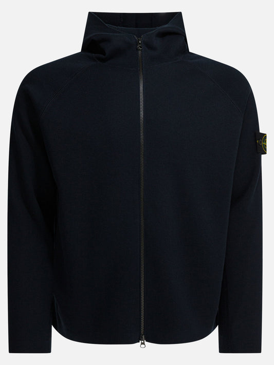 Full zip sweatshirts Logo  Blue - Stone Island Men | PDP | VIETTI Online Store 
