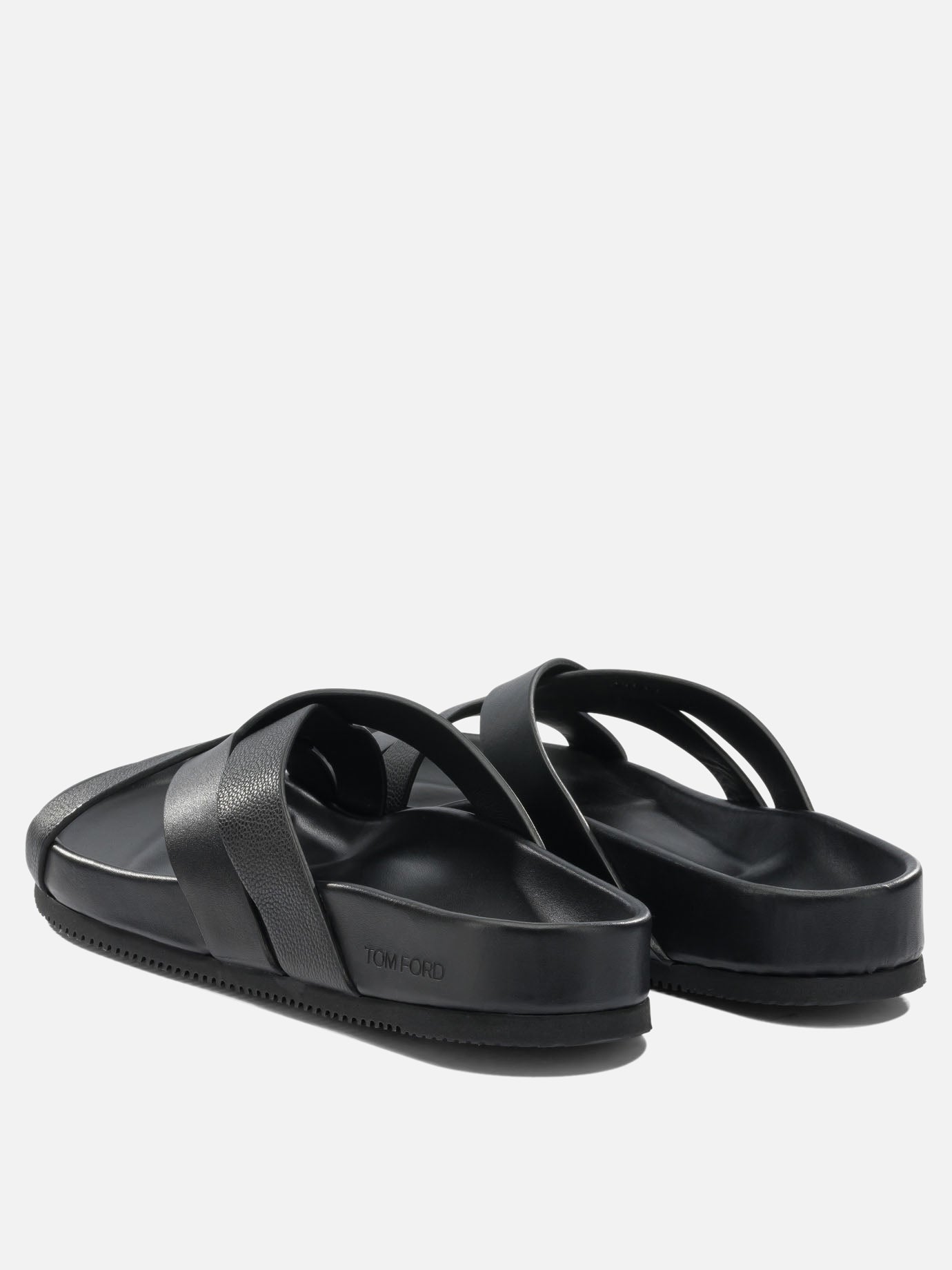 Slides 100% leather - 100% rubber  Black - Tom Ford Men | PDP | VIETTI Online Store | Zoom-Modal_4
