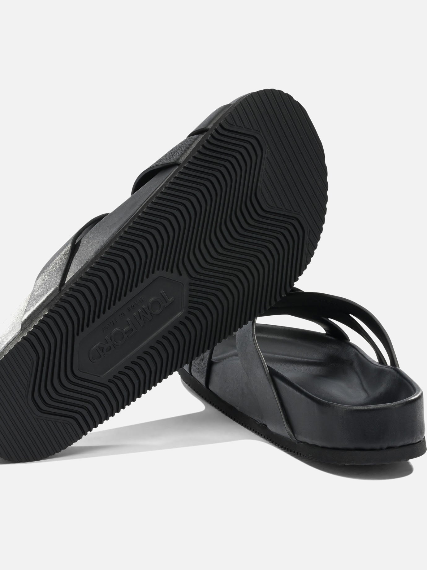 Slides 100% leather - 100% rubber  Black - Tom Ford Men | PDP | VIETTI Online Store | Zoom-Modal_5
