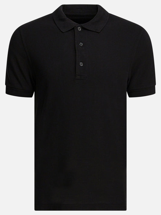 Polo shirts with buttons Solid colour  Black - Tom Ford Men | PLP | VIETTI Online Store 
