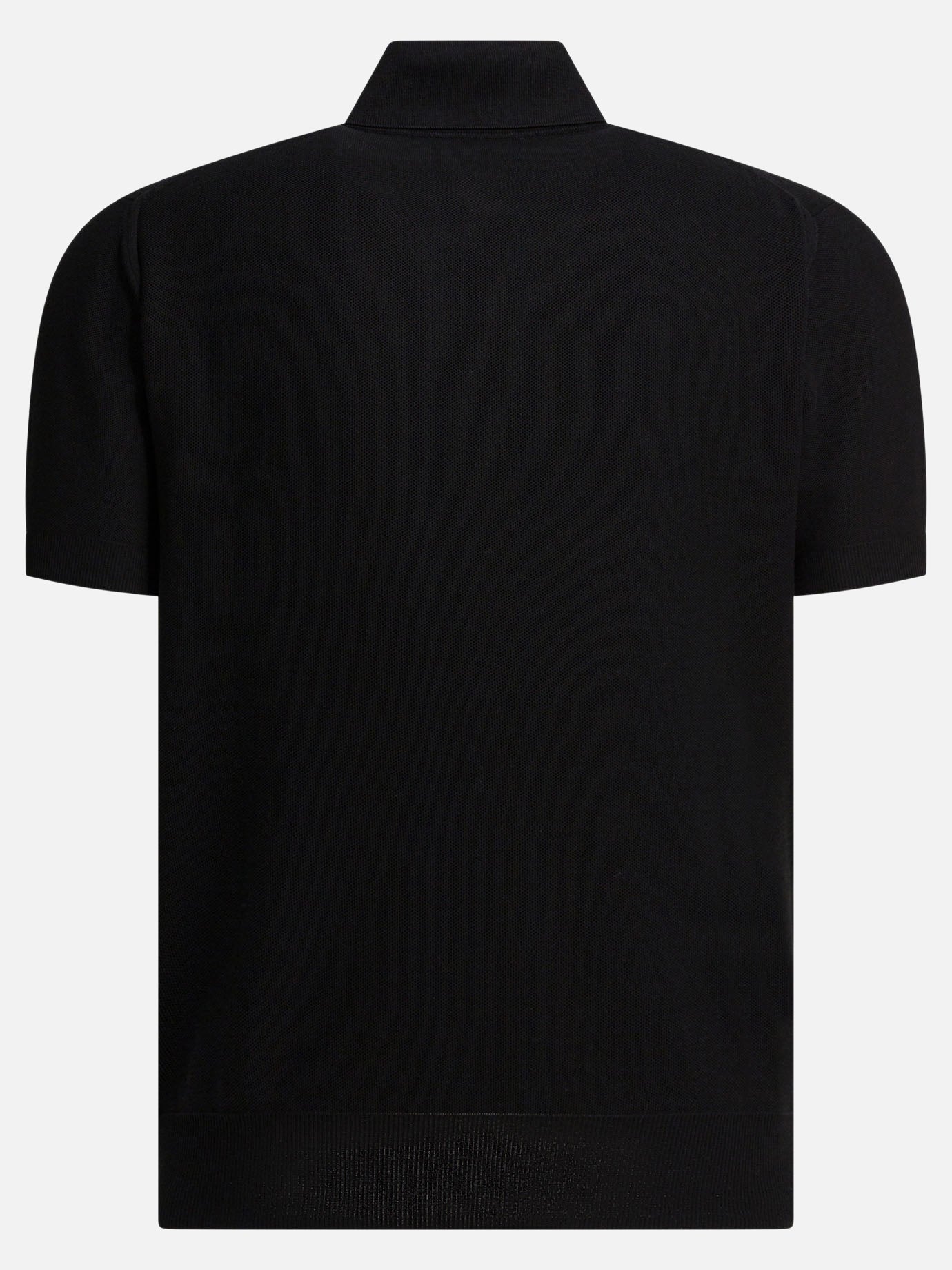 Polo shirts with buttons Solid colour  Black - Tom Ford Men | PDP | VIETTI Online Store | thumbnail_2
