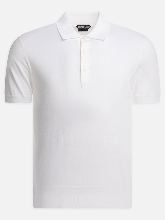 Polo shirts with buttons Solid colour  White - Tom Ford Men | PLP | VIETTI Online Store 

