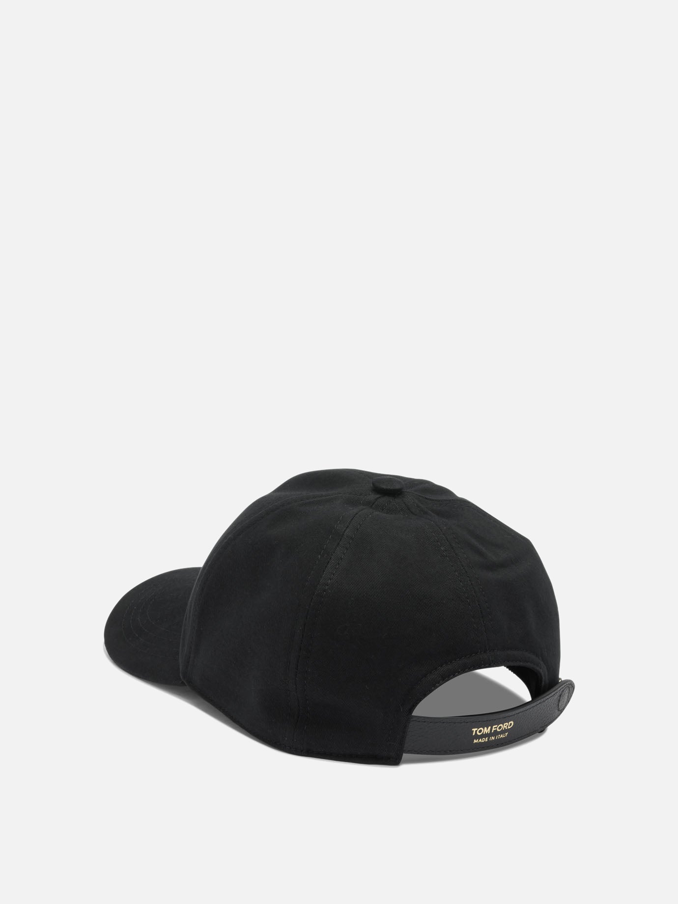 Baseball caps 100% cotton - Other fabric: 100% calf leather  Black - Tom Ford Men | PDP | VIETTI Online Store | thumbnail_3