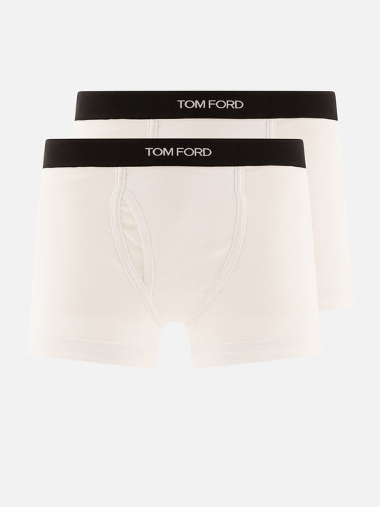 Boxers Solid colour  White - Tom Ford Men | VIETTI Online Store 
