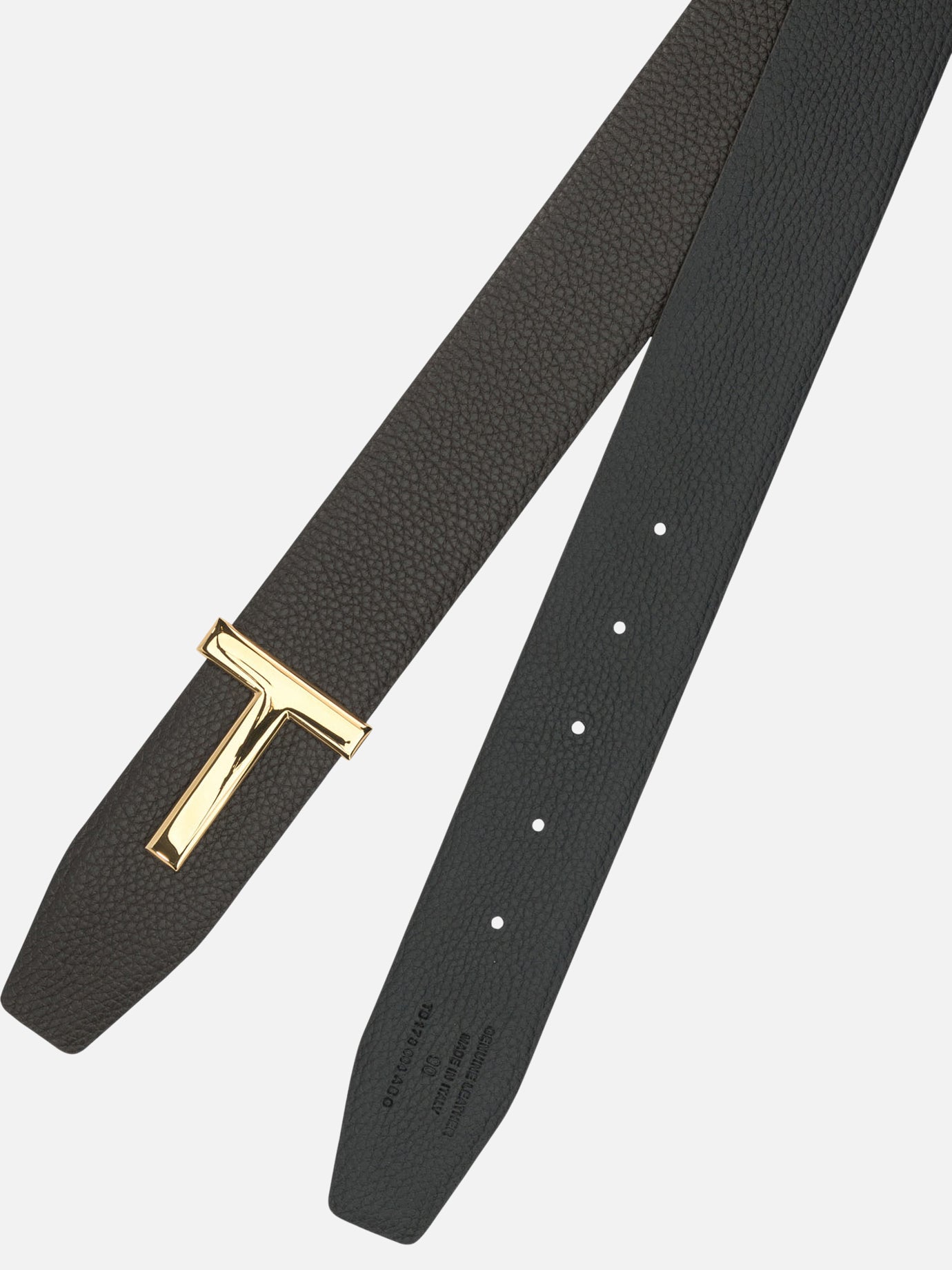 Leather belts 100% calf leather - 100% calf leather  Brown - Tom Ford Men | PDP | VIETTI Online Store | Zoom-Modal_3
