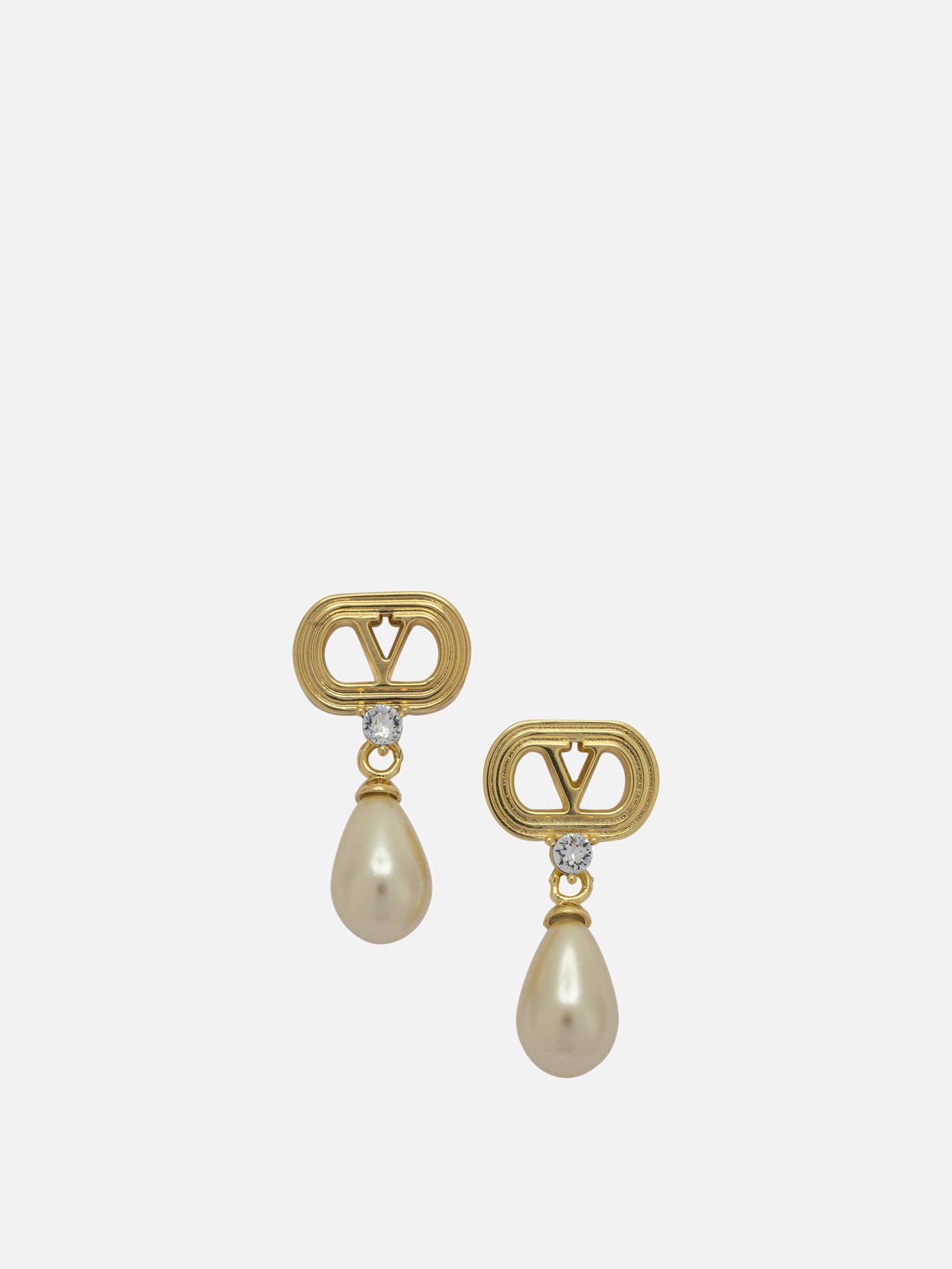 Earrings 100% crystal  Gold - Valentino Garavani Women | PDP | VIETTI Online Store | thumbnail