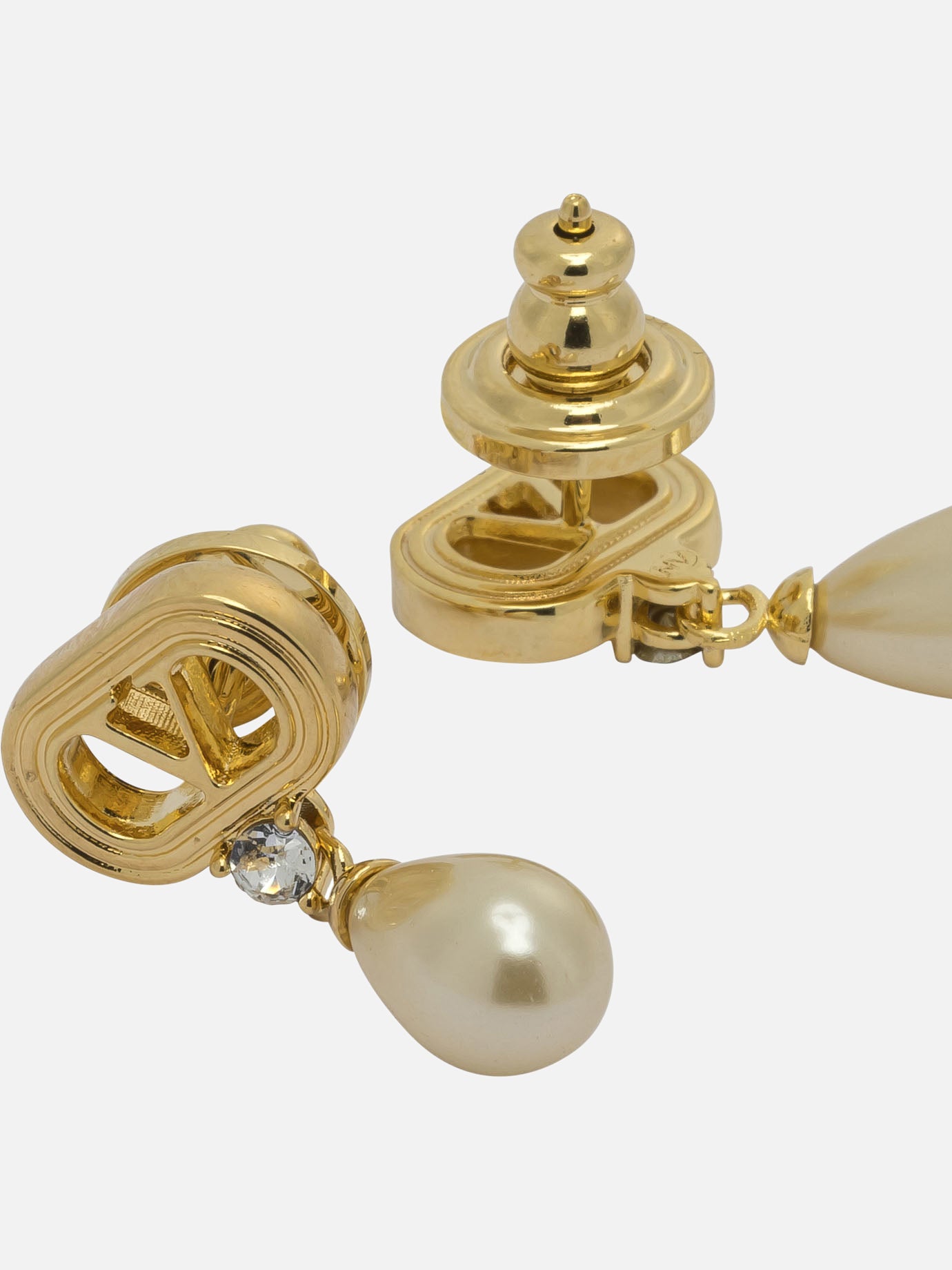 Earrings 100% crystal  Gold - Valentino Garavani Women | PDP | VIETTI Online Store | thumbnail_2
