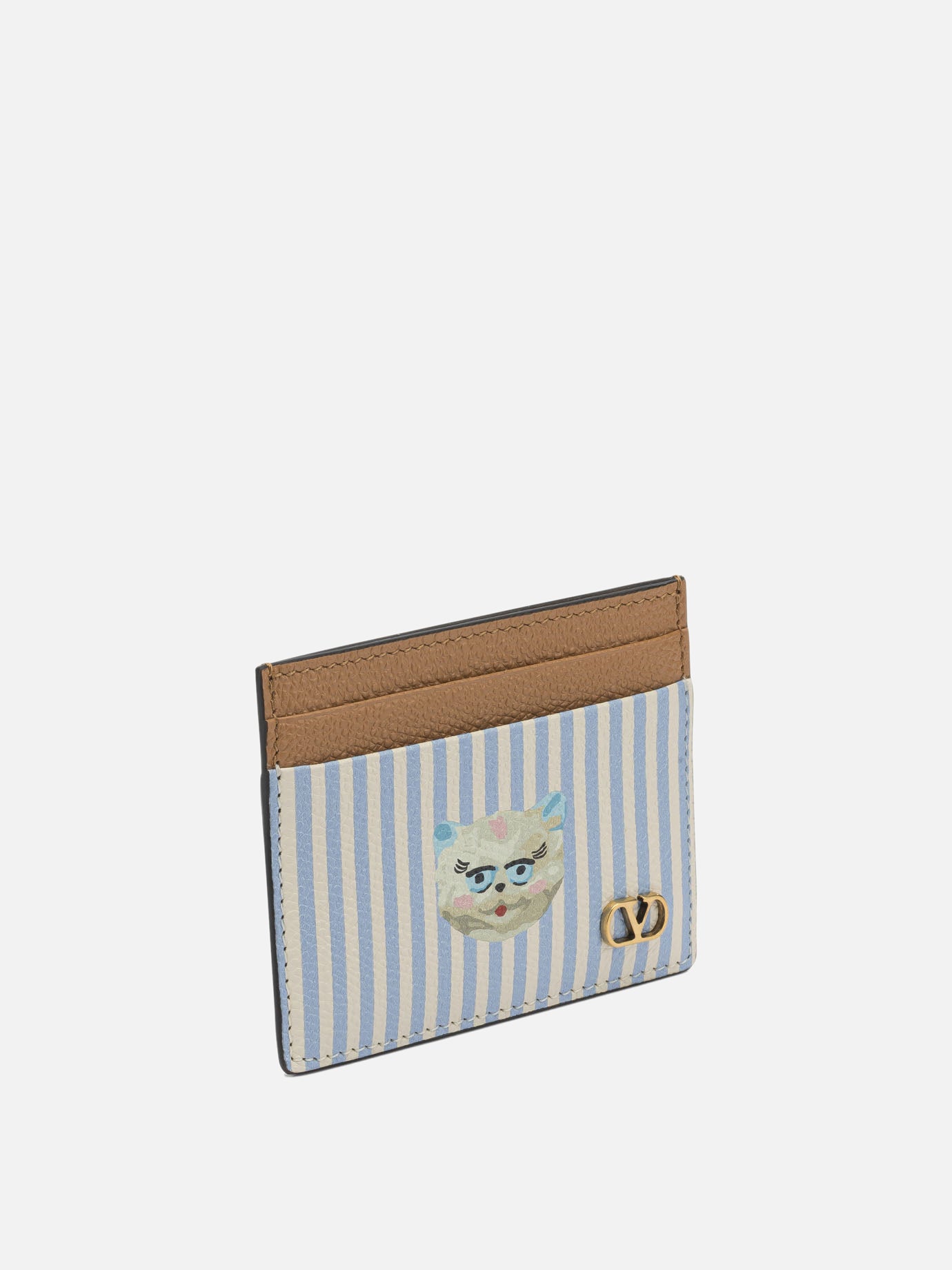 Card holders 100% calf leather  Light blue - Valentino Garavani Men | PDP | VIETTI Online Store | thumbnail_2